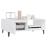 Coffee Table White 90x60x35 cm Engineered Wood 806004