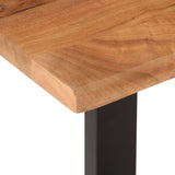Bench 160 cm Solid Wood Acacia and Steel 4006411