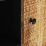 Sideboard with 2 Doors 90x33x75 cm Solid Wood Mango 352925