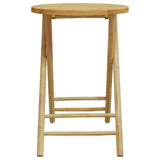 Folding Garden Table 55x75 cm Bamboo 365881