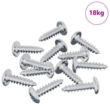 Screw 13636 pcs Silver M4 x 16 mm Steel 864519