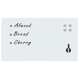 Wall Mounted Magnetic Board Glass 120x60 cm 285376