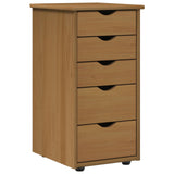 Cabinet Honey Brown 34 x 39 x 61.5 cm Solid Pine Wood 42028348