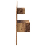 Headboard with Cabinet 3 pcs Old Wood Engineered Wood 3415740
