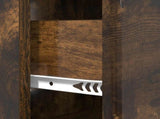 Drawer Cabinet Smoked Oak 66 x 34.5 x 90 cm Engineered Wood 895530