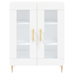 Highboard White 69.5x34x180 cm Engineered Wood 3199609