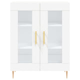 Highboard White 69.5x34x180 cm Engineered Wood 3199609