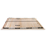 Slatted Bed Base without Mattress with 28 Slats 7 Zones 140x200 cm 246460