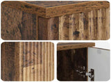 Desk with Shelf Old Wood 142.5 x 50 x 75 cm Engineered Wood 3414628