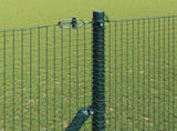 Ground Fix Welded Wire Fence 25 x 1.5 m PVC-Coated Steel Green 3351739