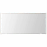 Mirror Wall-mounted Brown 80 x 37 cm Glass and Engineered Wood 863303