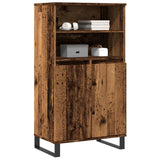 Highboard Old Wood 60x36x110 cm Engineered Wood 857460