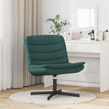 Swivel Chair Dark Green 63 x 75 x 76 cm Fabric 42007354