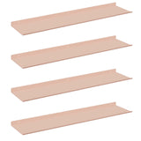 Floating Shelf Wall-mounted 4 pcs Pink 80 x 18 x 2.5 cm Steel 8004035