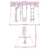 Outdoor Swing Set with Swing. Ladder. Disc Swing 3283604