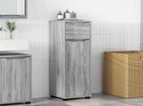 Bathroom Cabinet Grey Sonoma 30.5 x 30 x 101 cm Engineered Wood 888743
