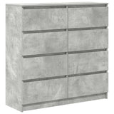 Sideboard Concrete Grey 100x35x99 cm Engineered Wood 3328492