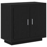 Sideboard Black Oak 80 x 40 x 75 cm Engineered Wood 862749