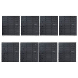 136 Piece Storage Bin Kit with Wall Panels Red and Black 150815