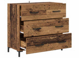 Sideboard Old Wood 69.5 x 34 x 90 cm Engineered Wood and Iron 881504