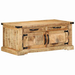 Coffee Table with Drawer Brown 90 x 50 x 40 cm Solid Mango wood 4019628