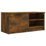 TV Cabinet Smoked Oak 80x35x36,5 cm Engineered Wood 817117