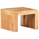 ZNTS Side Table 43x40x30 cm Solid Acacia Wood 323588