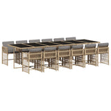 Garden Dining Set Mix beige, Light grey 3211668