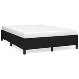 Bed Frame without Mattress Black 135x190 cm Double Double Fabric 349859