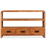 TV Cabinet Solid Wood Acacia 90x30x55 cm 244681