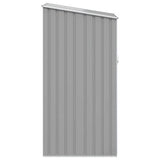 Garden Shed Grey Galvanised Steel 87x98x159 cm Garden Shed 46290