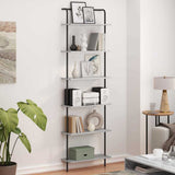Bookshelf Grey Sonoma 60 x 24 x 203 cm Engineered wood 879974