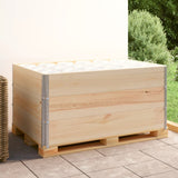 Pallet Collars 3 pcs 80x120 cm Solid Pine Wood 310051