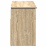 Shoe Bench Sonoma Oak 102x30.5x45 cm Engineered Wood 859138