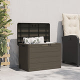Outdoor Cushion Box Brown 77.5x44.5x53 cm Polypropylene 366604