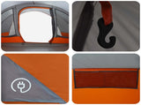 Tunnel Tent Grey and Orange 560 x 395 x 212 cm 42017441