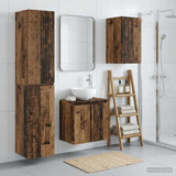 Bathroom Furniture Set 3 pcs Old Wood 33 x 34.5 x 160 cm 3406071