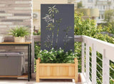 Garden Privacy Screen Anthracite 50 x 140 cm Cold-rolled steel 876296
