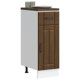 Kitchen Base Cabinet Lucca Brown Oak Engineered Wood 853704