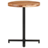 Bistro Table Round 60x75 cm Solid Acacia Wood 320277