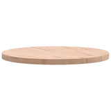 Table Top 80x4 cm Round Solid Wood Beech 355925
