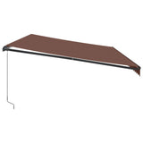 Manual Retractable Awning Brown 600x350 cm 3215415