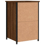 ZNTS Bedside Cabinet Brown Oak 40x36x60 cm Engineered Wood 826001