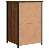 ZNTS Bedside Cabinet Brown Oak 40x36x60 cm Engineered Wood 826001