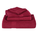 Towels "FROGN" 4 pcs Bordeaux 100x200 cm 360 gsm 136747