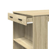 Bar Table Sonoma Oak 102x70x103.5 cm Engineered Wood 3309323