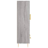 Highboard Grey Sonoma 69.5x31x115 cm Engineered Wood 830314