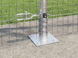 Welded Wire Fence with Concrete Base 10 x 1 m 3352284