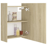 Bathroom Mirror Cabinet Sonoma Oak 62.5x20.5x64 cm Engineered Wood 803311