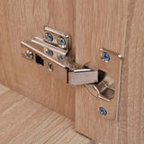 Nine Piece Bathroom Furniture and Basin Set Beige 272230